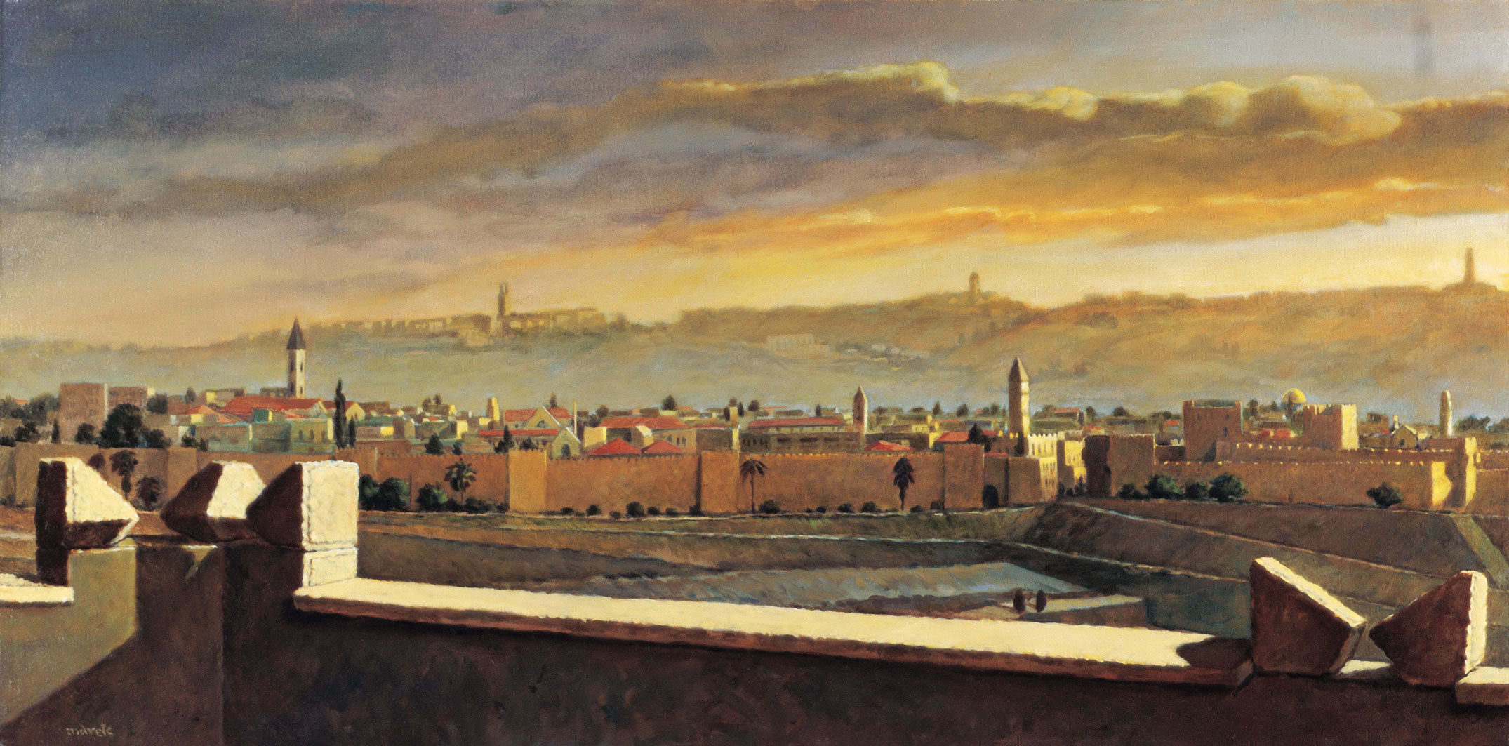 מארק ינאי - העיר העתיקה, מבט ממלון קינג דיוויד