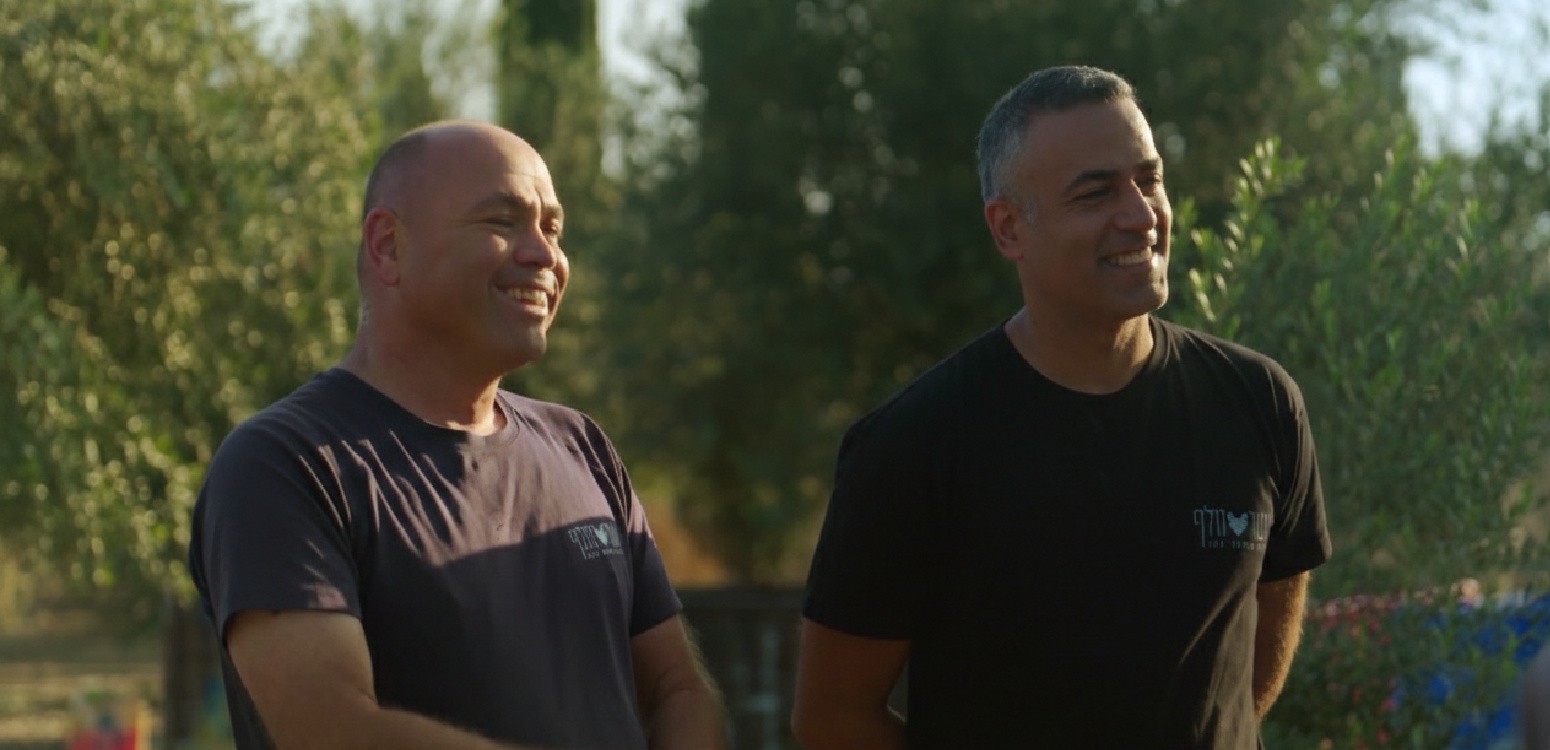 Семья Шор-Вольф: наедине в роще олив